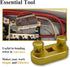 77455 Cable Bender Tool, Connects to 1/2'' Ratchet, Wire Bender Tool-Maximum Bending Up to 500 MCM, Gold...