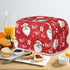 AFPANQZ Christmas Toaster Covers Home Xmas Kitchen Decoration Toaster Dustproof Covers Protection Anti Fingerprint Bread Oven Covers for 2 Slice T...