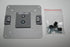 SILVER VESA PLATE MONITOR PLATE MOUNT 100X100MM FOR M8 M2 M-FLEX WITH SCREWS...