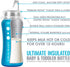 Ultimate Stainless Steel Sippy Cup | 9oz Insulated Sippy Cup for Toddlers Insulates 10+ Hours | Leak-free, Non-toxic Medical Grade Silicone and St...