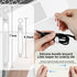 Nearockle Silicone Cable Ties Cord Organizer for Cable Management, 16PCS 4.5" and 7.1" Reusable Cable Organizer Electronic Accessories for Home, O...
