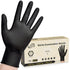Disposable Nitrile Exam Gloves, 3-mil, Black Nitrile Gloves Disposable Latex Free for Medical, Cooking & Esthetician, Food-Safe Rubber Gloves, Pow...