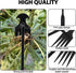 2PCS Garden Weed Pulling Tool Uprooting Weeding Tool 4 Teeth Weed Puller Tool Manganese Steel Garden Weeder Tool for Vegetable Gardening Planting,...
