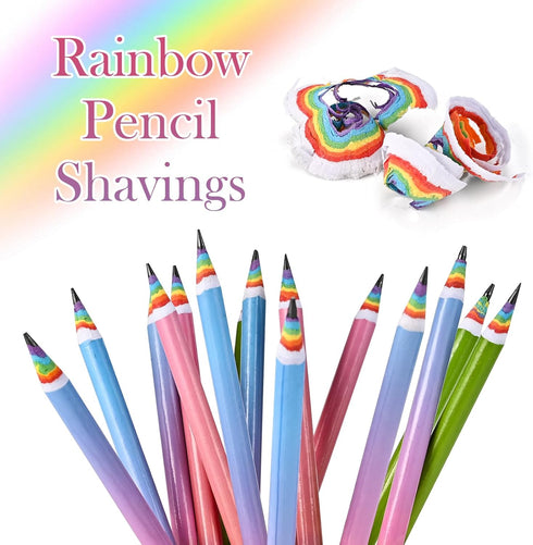 16 Pcs Pencils, HB Pencils #2, Number 2 Pencils, Rainbow Pencils with Erasers, Eco Pencil for Kids Students Gift, Office & School Supplies, Party ...