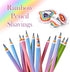 16 Pcs Pencils, HB Pencils #2, Number 2 Pencils, Rainbow Pencils with Erasers, Eco Pencil for Kids Students Gift, Office & School Supplies, Party ...