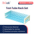 Detachable Plastic Tube Rack Set, 2pcs, Suitable for Tubes of Dia.?17mm, 50 Holes Test Tube Holder, for Classroom, Lab,TTRP50A2...