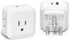 TROND South Africa Power Adapter 2 Pack - US to South Africa Travel Plug Adapter with 4 Outlets 2 USB (1 USB C), Type M Power Converter Adaptor fo...