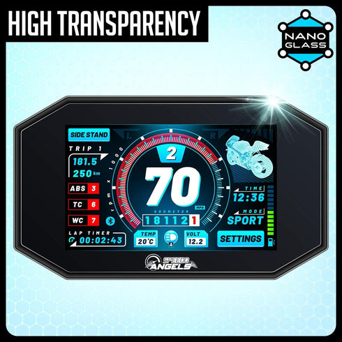 Speedo Angels Nano Glass Screen Protector for CB125R / CB300R (2018+)...