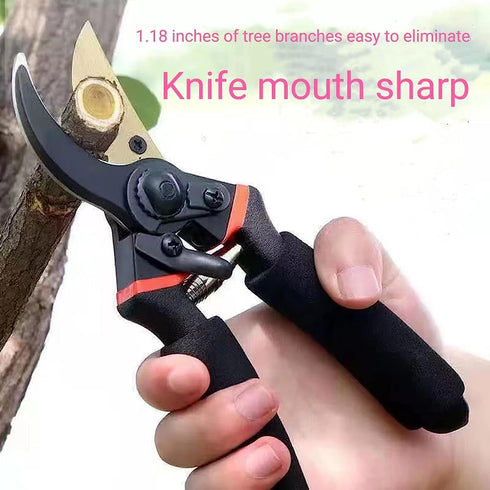 Heavy Duty Bypass Pruning Shears Gardening Manual Pruning Shears Plant Shears Flower Shears Best Gardening Shears, Tree Pruners Cutting Branches H...