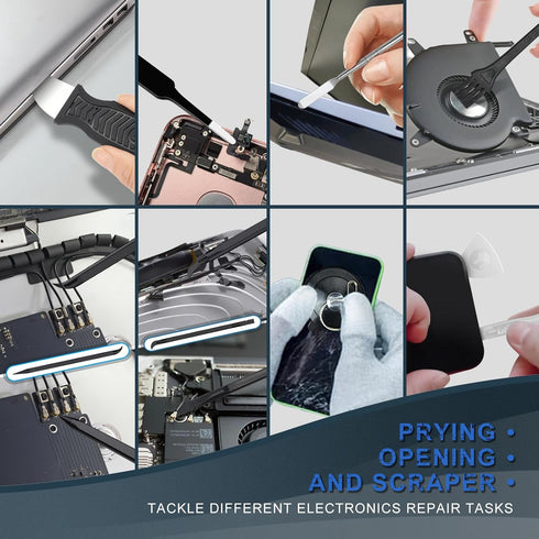 Spudger Pry Tool Kit Opening Tool, 20 PC Plastic & Metal Spudger Tool Kit for iPhone, Laptop, iPad, Cell Phone, Mac, Tablet, Computer, Electronics...