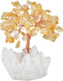 mookaitedecor Citrine Crystal Tree, Quartz Cluster Rock Crystal Base Bonsai Money Tree for Wealth and Luck...