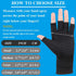 2 Pairs Copper Arthritis Gloves for Women, Compression Gloves for Men for Pain, Fingerless Hand Gloves for Carpal Tunnel, Crochet, Relieve Pain, S...