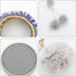 1 Set 9 Pieces Fluffy Steering Wheel Covers Soft Fur Fuzzy Steering Wheel Covers for Women and Girls 15 Inch, Gray...
