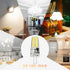 BAOMING G4 LED Bulb 12V JC Tybe, 20W/35W T3 G4 Halogen Equivalent, 6000K Daylight White, G4 Bi-Pin Base, No-Flicker 400LM, Chandelier Lighting/Lan...