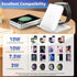 for Samsung Galaxy Z Flip Wireless Charger-2 in 1 Foldable Travel Charging Station, Portable Fast Charger Stand for Samsung Galaxy Z Flip 6/5/4/3,...