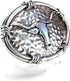 ARIAT Men's Western Buckle, Antique Silver with Steer Head Motif and Barbwire Edging-A37050...