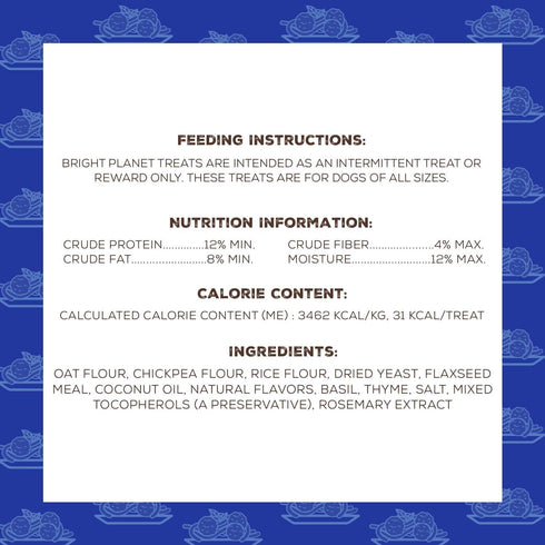 | Plant-Based Vegan Dog Biscuit Italian Me'atball - 7oz | Sustainable Natural Clean Label | Limited Ingredient Hypoallergenic Treat | Made in USA ...