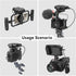 SmallRig Aluminum Power Bank Holder, Powerbank Mount Clamp Compatible with Width Range: 53 mm–84 mm (2.1–3.3 inches) and Thickness Range: 0 mm–18 ...