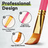 CONDA 25 PCS Paint Brush Set for Artists - Different Shapes Brushes - Professional Paintbrush for Oil, Acrylic Canvas and Watercolor Painting...
