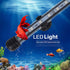 MQ 12 in Submersible LED Aquarium Light, 2W Color Changing Fish Tank Light with Remote Control, IP68 Crystal Glass 12 LEDs Lights Bar, for Fish Ta...