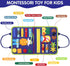 Montessori Toys Toddler Busy Board Quiet Book Child Educational Early Learning Toys Preschool Sensory Book Sensory Activity Developing Board Trave...