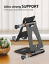 Cell Phone Stand for Desk, Adjustable Desktop Phone Holder Stand, Foldable Moblie Phone Dock for iPhone 15 14 13 12 11 Pro Xs Max Xr X 8 7 6 5 5s ...