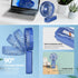 mafiti Handheld Fan,Rechargeable Portable Fan with 3 Speeds,4000mAh Battery Operated Mini Hand Fan Folding for Desktop Home Office Bedroom Outdoor...