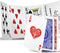 Playing Cards 2 Decks Waterproof Plastic Poker Cards for Texas Holdem Poker Go Fish and More Card Games Standard Index 2.5" x 3.5"...
