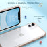 ULAK Compatible with iPhone 11 Case Clear with Color Border, Hybrid Protective Phone Case Slim Transparent Anti-Scratch Shockproof TPU Bumper Cove...