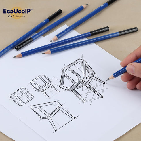 EooUooIP Drawing and Sketching Set - 26 psc Drawing and Sketching Set for Artists and Beginners - Complete Art Kit with | Pencils, Charcoal, Graph...