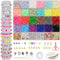 Ybxjges Clay Beads Bracelet Making Kit, 3800Pcs Polymer Flat Beads for Jewelry Making Heishi Beads for Friendship Bracelet Kit with Charm Kit for ...