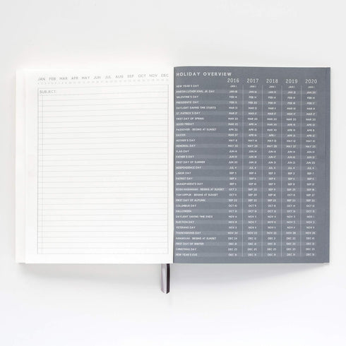 DesignWorks Ink Standard Issue Yellow Planner Notebook No. 3 Journal with Lined Pages, Elastic Closure, Pen Holder, and 3 Ribbon Marker for Work, ...