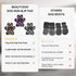 BEAUTYZOO Dog Anti-Slip Paw Grips Traction Pads, 36 Pcs Pads Dog Paw Protectors Toe Grip Pads, Non Slip Non-Skid for Small Medium Large Senior Dog...