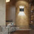 LED Wall Sconce, Wall Lights, LED Wall Lamp Waterproof Modern Sconce Light Indoor Outdoor Decoration 90?265V 4W Black Shell (warm light)...