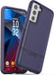 ENCASED Rebel Series Designed for Samsung Galaxy S21 Case, Heavy Duty Protective Phone Case (Purple)...