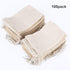 Pangda 100 Pieces Muslin Cotton Drawstring Bags 4 x 6 Inches Muslin Canvas Linen Sachet Bag jewelry Gift Pouch for Party DIY Craft Home Supplies...