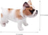 Lifelike French Bulldog Stuffed Animal Simulated Plush Puppy Toy Doll Super Realistic Amber Dogs Act Like Real Excellent Gifts for Kids Birthday P...