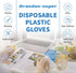 Brandon-super 200PCS Disposable Plastic Gloves For Cooking? Food Service and Food Prep?Independent Packaging?100 small bags ?...