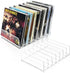 Vowcarol CD Holder 2 Pack, Clear Acrylic CD Organizers, CD Display Rack Holds up to 14 Standard CD Cases for Media Shelf Storage and Organization...