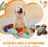 Charming Chorus-20 Pack Squeaky Dog Toys Set, Plush Puppy Toys with Irresistibly Cute Characters for Small Dogs, Interactive Dog Squeak Toys for D...