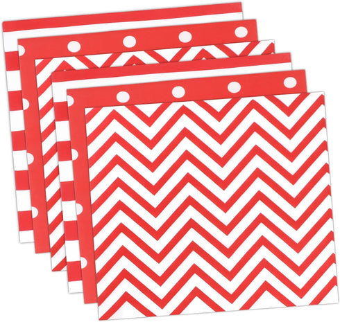 Disposable 2-ply Party Napkins, Striped Chevron Polka Dot Paper Napkins for Birthday, Christmas or Anniversary Celebration Beverage Napkins 60-Cou...