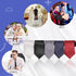 Xinnun 5 Pieces Mens Zipper Ties Pre Tied Adjustable Neckties Solid Color Skinny Necktie Thin Clip on Slim Tie for Office School Wedding Party Uni...