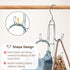 2Pack Purse Hanger Organizer for Closet,Handbag Hanging Organizer for Closet,Rotatable Purse Rack Space Saving Bag Hangers Closet Storage Hooks fo...