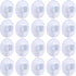 Whaline 20 Packs Clear Suction Cup PVC Plastic Sucker Pads Without Hooks Shower Caddy Connectors Suction Cups Plastic Heavy Strength Clear Sucker ...