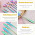 Flower Spoon Set, niceEshop Stainless Steel Teaspoon Colorful Coffee Spoon Tea Spoon Mixing Spoon Sugar Spoon, Set of 8, Rainbow...