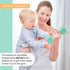 Baby Dumbbell Toy - Silicone Dumbbell Teether Toys Weight Rattle Sensory Toy for Babies - Great Gift for Baby and Toddler Girls or Boys (Mint)...