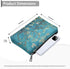Plum Blossom Makeup Bag Vintage Cosmetic Bags for Women Pu Leather Makeup Brush Holder Zippered Travel Toiletry Bag Sunscreen Bags for Beach Water...
