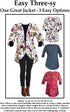 CNT Pattern Co Easy Three-sy Jacket pattern...