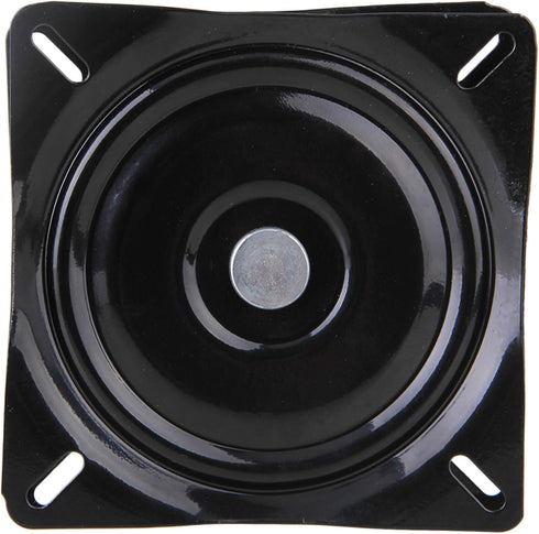 BQLZR 6 inch A3 Steel Plate Black Ball Bearing Square Swivel Turntable Chair Swivel for Bar Stool Chair...