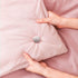 Duvet Pin Duvet Clips, 8 Pieces Mushroom Quilt Holder, Non-Slip Quilt Fixator Sheet Fasteners with One-Key Unlock for Quilt, Cushions, Curtains (G...